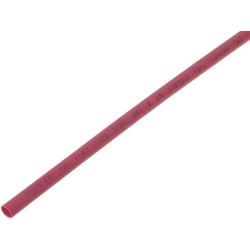 Accesorii Cabluri, Manşon termocontractabil fără adeziv 2: 1 4,8mm L: 1m roşie -1, dioda.ro