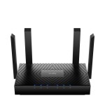 router wireless ax3000 wi-fi 6 dual band, mesh, gigabit, 4 antene externe, wr3000 cudy
