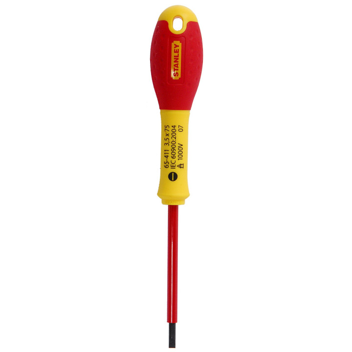 surubelnita izolata fatmax 1000v, 3.5x75mm, 0-65-411 stanley