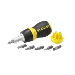 surubelnita magnetica multibit cu clichet si 6 varfuri, 0-66-358 stanley