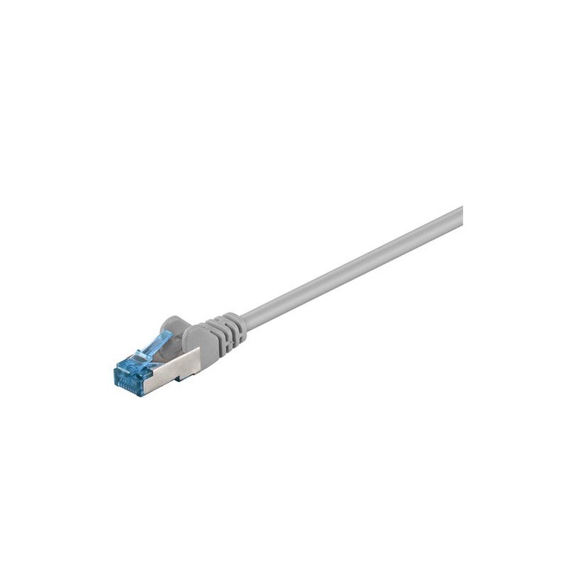 cablu s/ftp goobay, cat6a, patch cord, 20m, gri
