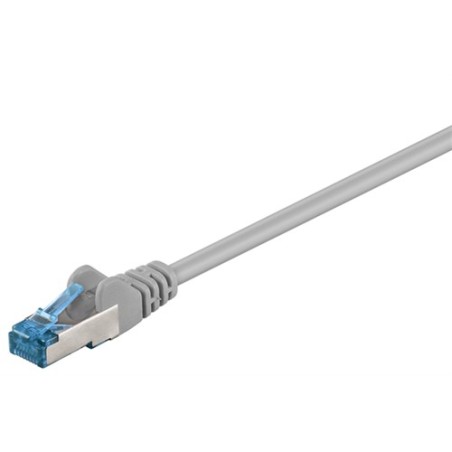 cablu s/ftp goobay, cat6a, patch cord, 20m, gri