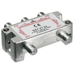 spliter 4 cai semnal tv satelit 2500 mhz