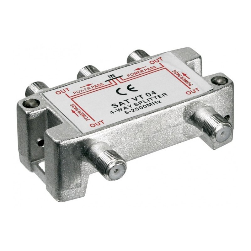 spliter 4 cai semnal tv satelit 2500 mhz