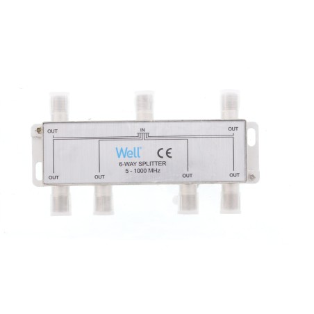 spliter semnal tv 6 cai 1000 mhz, well