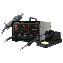 statie de lipit smd 2 in 1 cu aer cald, proskit