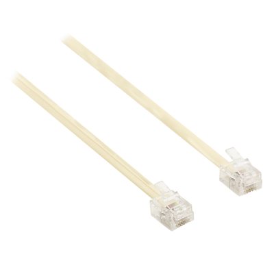 cablu telefon mufat, rj11 4/6, 5m, set 6 blistere, well