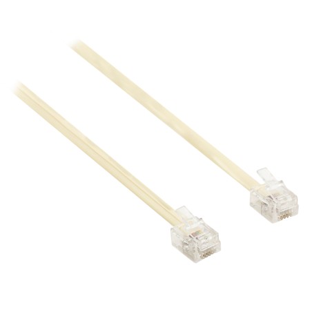 cablu telefon mufat, rj11 4/6, 5m, set 6 blistere, well