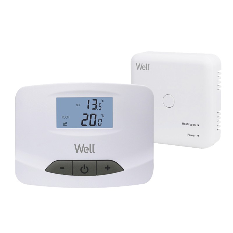 termostat electronic cu afisaj digital wireless well
