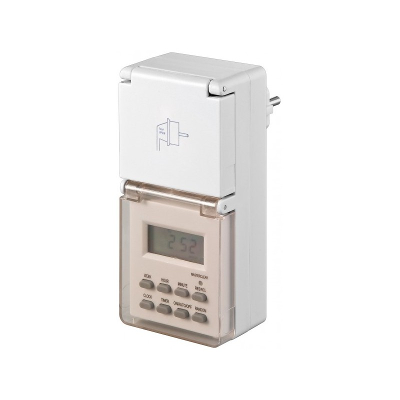 timer digital pentru exterior ip44 goobay