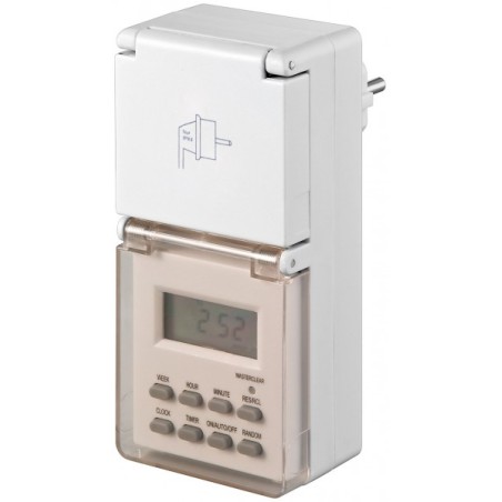timer digital pentru exterior ip44 goobay