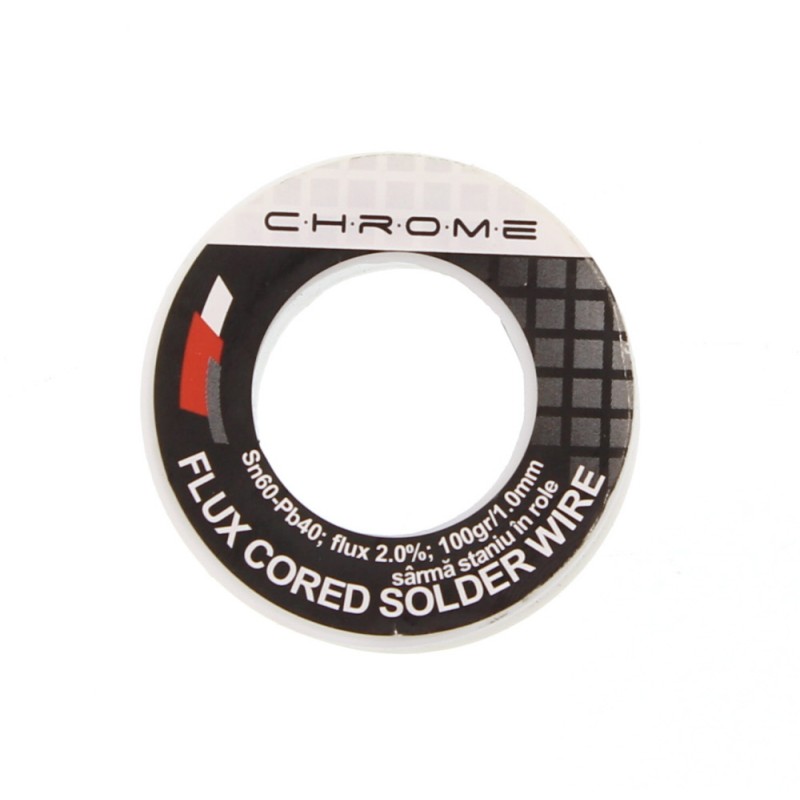 fludor 100gr 1.0mm sn60 pb40 chrome fludor 100gr 1.0mm sn60 pb40 chrome