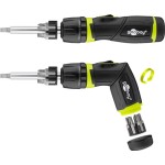 set surubelnita cu clichet goobay cu 12 biti