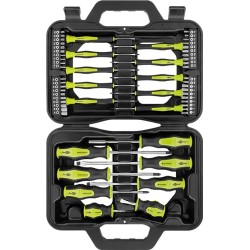 set surubelnite goobay 58 piese in carcasa plastic