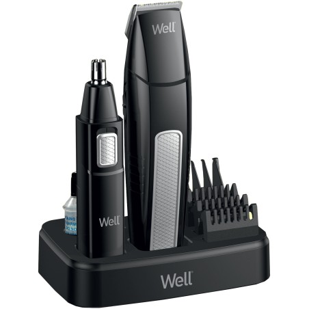 trimmer pentru nas, urechi, barbie, mustata, sprancene well groovy, cu baterie aa