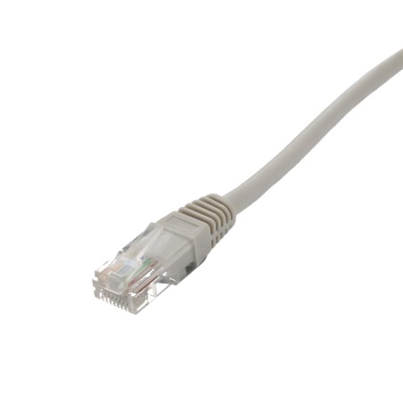 cablu de retea u/utp well, cat5e, patch cord, 50m, gri