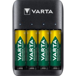 incarcator varta 57652 aa/aaa nimh + 4 acumulatori aa 2100mah, usb