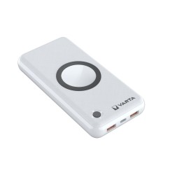 acumulator extern powerbank, 20000mah, incarcare wireless, 1x usb-c, 2x usb-a qc 3.0, 57909 varta