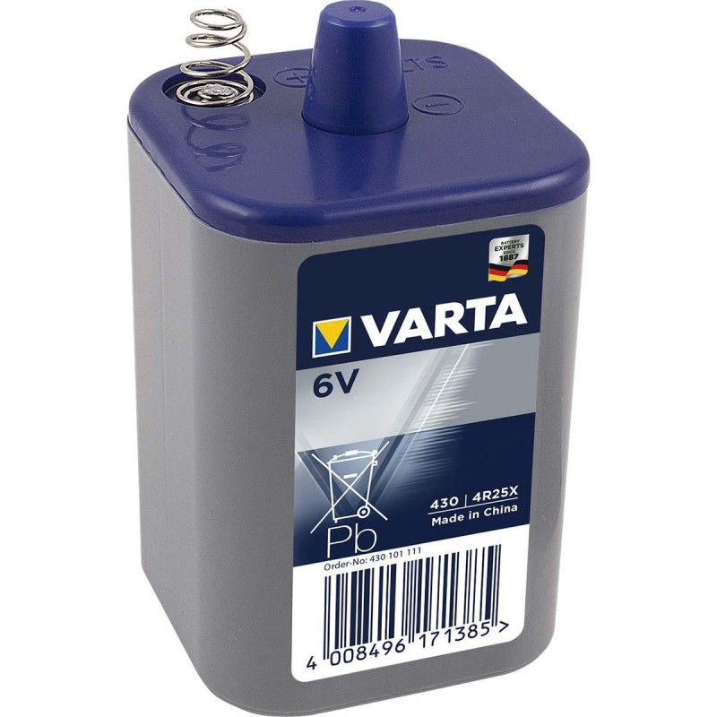 baterie proferioanala cu arc, 6v 4r25 7500mah varta