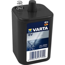 baterie proferionala cu arc, 6v 4r25  8500mah varta