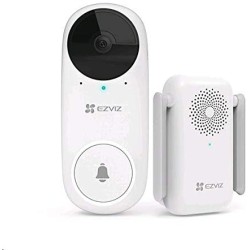 sonerie video ezviz db2c kit, smart, wifi, 1080p, 5200mah, ip65, mod vedere nocturna