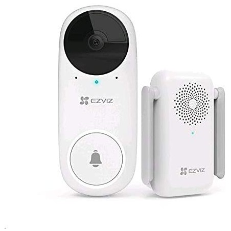sonerie video ezviz db2c kit, smart, wifi, 1080p, 5200mah, ip65, mod vedere nocturna