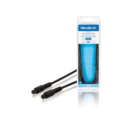 cablu audio digital toslink tata -  toslink tata 2.00 m negru