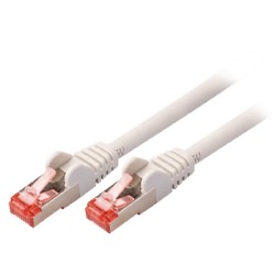 cablu de retea s/ftp valueline, cat6, patch cord, 10m, gri