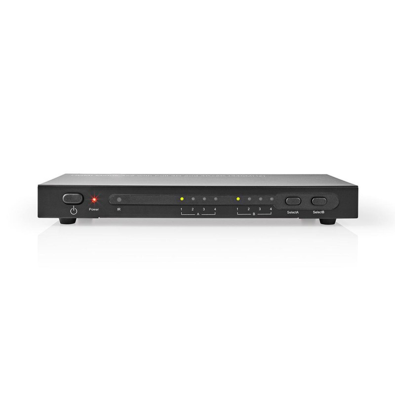 switch matrix hdmi, intrari 4x hdmi, iesiri 2x hdmi, 4k30hz, nedis switch matrix hdmi, intrari 4x hdmi, iesiri 2x hdmi, 4k30hz, nedis