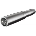adaptor xlr tata   6,35 mono mama