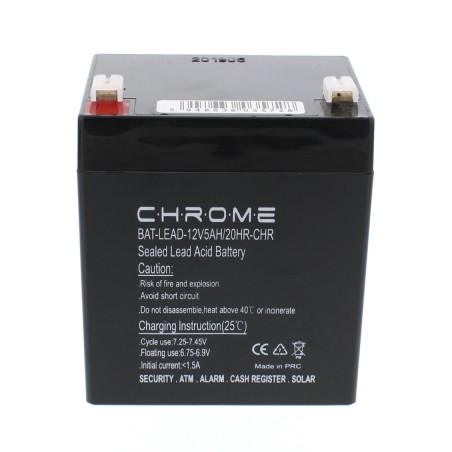 acumulator plumb acid chrome 12v 5ah