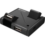 hub usb 2.0 sandberg 133-67, 4 porturi, negru
