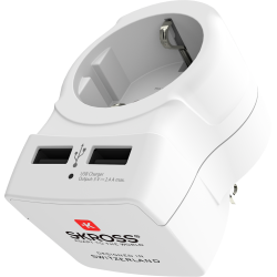 adaptor priza skross 1.500281 shuko - us cu 2x usb
