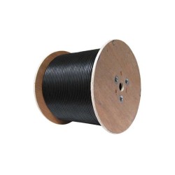 cablu coaxial rg11, fire otel cuprat, ecranat cu folie al, rola 305m, well