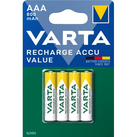 acumulator aaa (r3) nimh 800mah 4 buc/blister 56613 varta