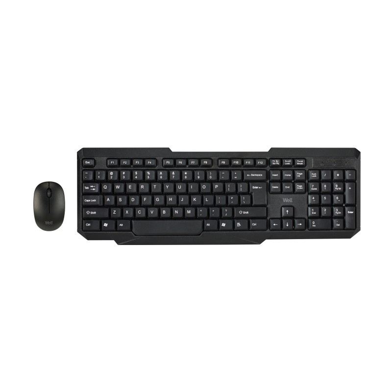 kit tastatura si mouse wireless well cw102bk negru