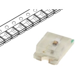LED-uri, LED SMD 0805 roşie 90-120mcd 2x1,25x0,68mm 120° 1,6÷1,9V -1, dioda.ro