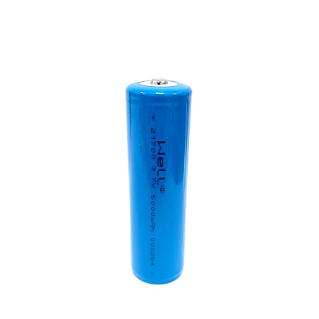 acumulator industrial li-ion terminal cu varf 21700 3.7v 5000mah, cu protectie pcm 15a well
