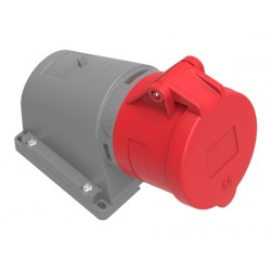 priza industriala bemis bc1-3504-2535 3p+e, 32a, 380v, aparenta, unghi 90°, ip44