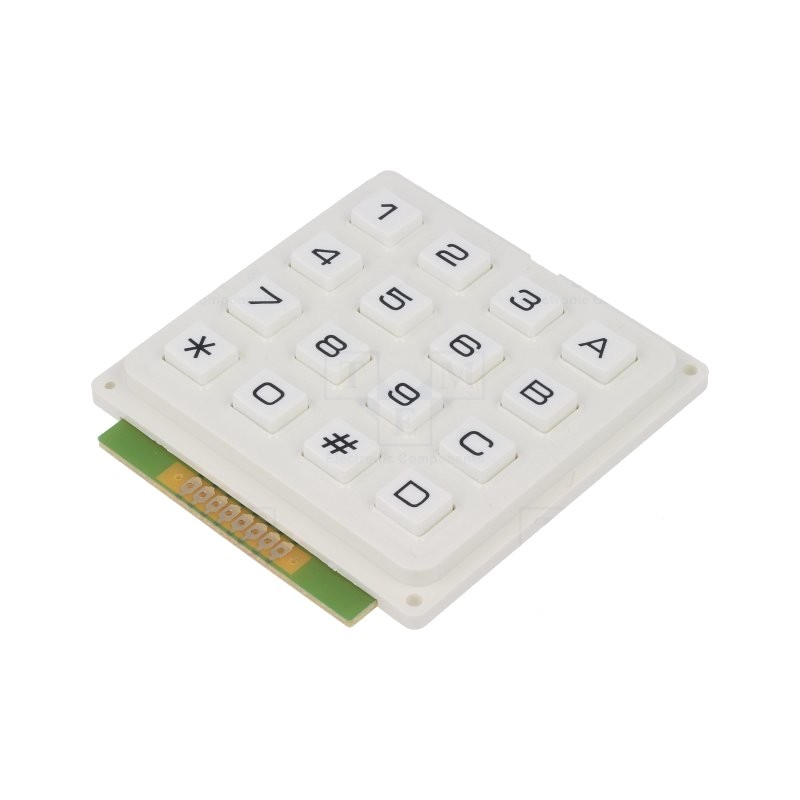 Intrerupatoare Comutatoare Butoane, Tastatură: plastic Număr butoane: 16 nu există plastic 200mΩ -1, dioda.ro
