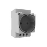 priza schuko modulara pe sina bemis br1-1402-2711 2p+e, 16a, 250v, ip44