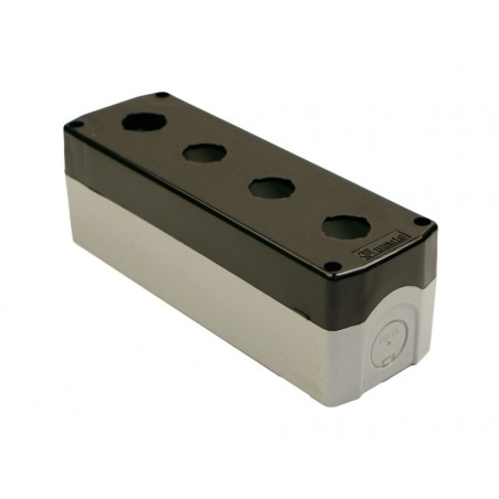 cutie plastic pentru 4 butoane bemis bt3-4000-0006, ip66, negru