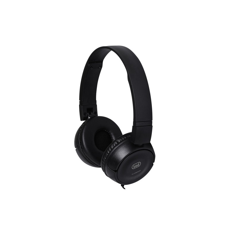 casti audio over-ear cu fir htv 649, 5m, negru, trevi casti audio over-ear cu fir htv 649, 5m, negru, trevi