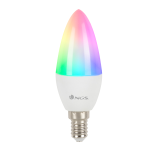 bec led smart wifi, e14, 5w, rgb, 500lm, gleam 514c ngs bec led smart wifi, e14, 5w, rgb, 500lm, gleam 514c ngs