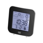 statie meteo cu ceas me3106, negru, trevi
