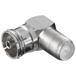 adaptor f la coaxial 9.5mm mama 90grade, set 100 bucati, well