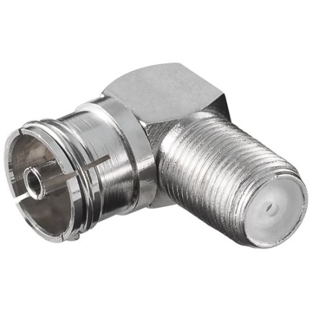 adaptor f la coaxial 9.5mm mama 90grade, set 100 bucati, well