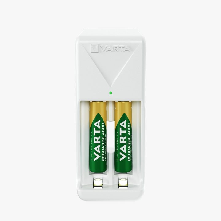 incarcator varta mini charger 57656 aa/aaa nimh + 2 acumulatori aaa 800mah