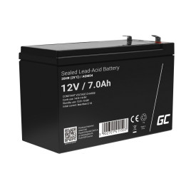 acumulator plumb acid greencell 12v 7ah, terminal f2/t2