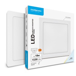 plafoniera led patrata 18w 219mm 6000k 1530lm modee